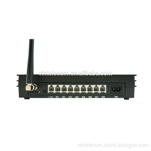 China PBX factory VinTelecom supply / GSM Wireless PSTN PABX system / MS108-GSM / New design